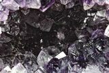 Sparkly Deep-Purple Amethyst Geode - Uruguay #345958-1